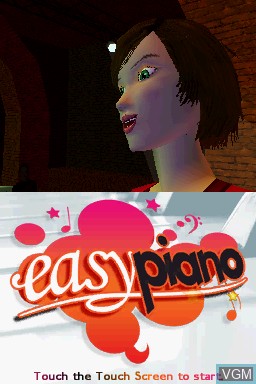 Title screen of the game Easy Piano - Learn, Play & Compose on Nintendo DS