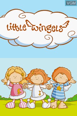 Title screen of the game Little Wingels on Nintendo DS