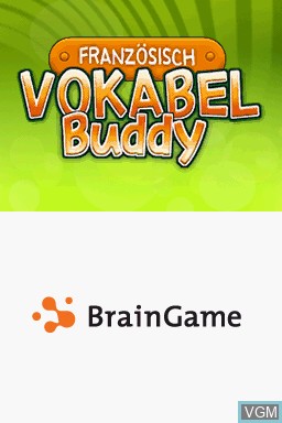 Title screen of the game PONS Franzoesisch - Vokabel Buddy on Nintendo DS