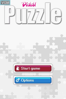Title screen of the game Diddl Puzzle - Echter Puzzlespass fuer Unterwegs on Nintendo DS