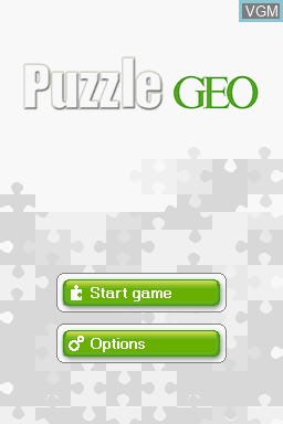 Title screen of the game GEO Wunder Natur Puzzle - Echter Puzzlespass fuer Unterwegs on Nintendo DS