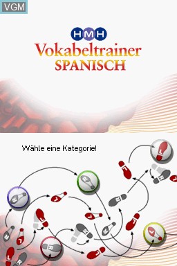 Title screen of the game HMH Vokabeltrainer - Spanisch on Nintendo DS