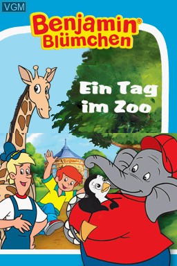 Title screen of the game Benjamin Blumchen - Ein Tag im Zoo on Nintendo DS
