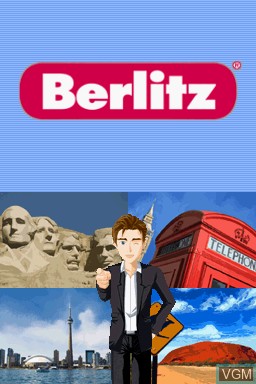 Title screen of the game Berlitz - My English Coach on Nintendo DS