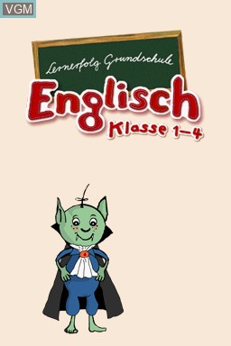 Title screen of the game Lernerfolg Grundschule Englisch on Nintendo DS