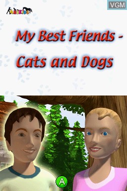 Title screen of the game My Best Friends - Cats & Dogs on Nintendo DS