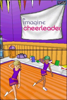 Title screen of the game Imagine - Cheerleader on Nintendo DS