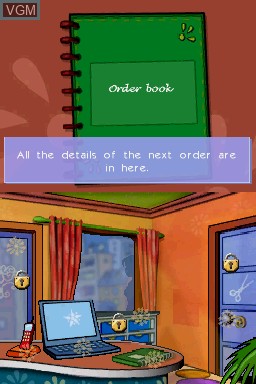 Menu screen of the game Imagine - Interior Designer on Nintendo DS