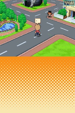 Menu screen of the game Katekyoo Hitman Reborn! Ore ga Boss! Saikyou Family Taisen on Nintendo DS