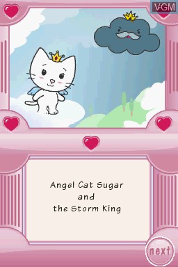 Menu screen of the game Angel Cat Sugar on Nintendo DS