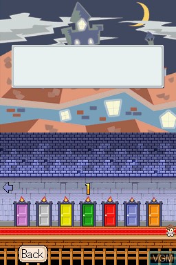 Menu screen of the game New Touch Party Game on Nintendo DS