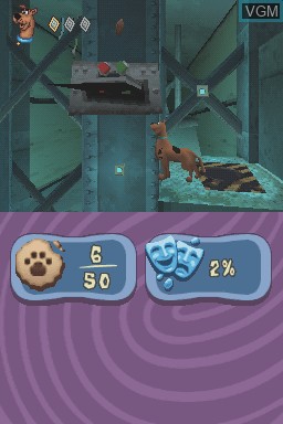 In-game screen of the game Scooby-Doo! Unmasked on Nintendo DS