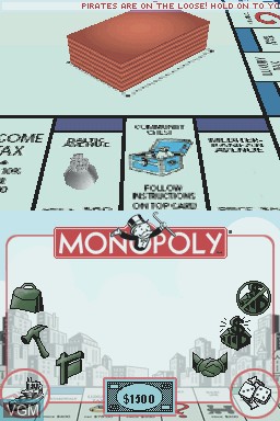 In-game screen of the game Monopoly / Boggle / Yahtzee / Battleship on Nintendo DS