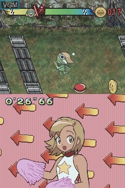 In-game screen of the game Chou Gekijouban Keroro Gunsou - Enshuu Dayo! Zenin Shuugou on Nintendo DS
