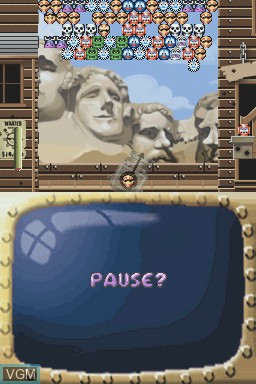 In-game screen of the game Snood 2 - On Vacation on Nintendo DS