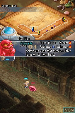 In-game screen of the game Final Fantasy XII - Revenant Wings on Nintendo DS