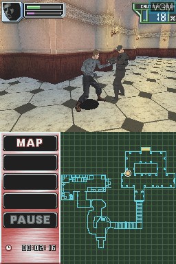 In-game screen of the game Alex Rider - Stormbreaker on Nintendo DS