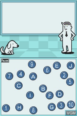In-game screen of the game Mind Quiz - Your Brain Coach on Nintendo DS