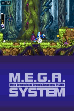 In-game screen of the game Mega Man ZX on Nintendo DS