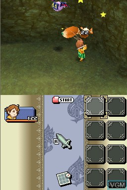 In-game screen of the game Final Fantasy Crystal Chronicles - Ring of Fates on Nintendo DS