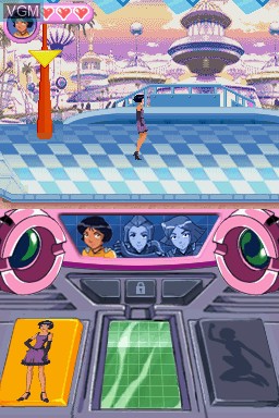 In-game screen of the game Totally Spies! 3 - Secret Agent on Nintendo DS