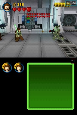In-game screen of the game LEGO Star Wars - The Complete Saga on Nintendo DS