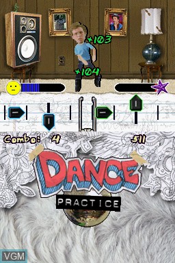 In-game screen of the game Napoleon Dynamite - The Game on Nintendo DS