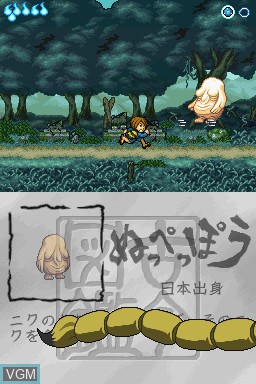 In-game screen of the game Gegege no Kitarou - Youkai Daigekisen on Nintendo DS