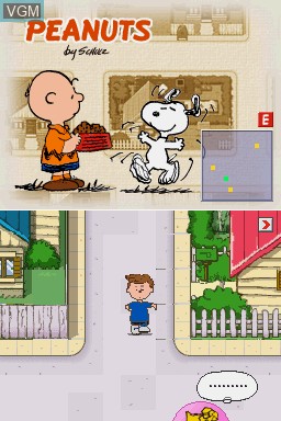 In-game screen of the game Snoopy DS - Snoopy to Nakama Tachi ni Ai ni Ikou! on Nintendo DS