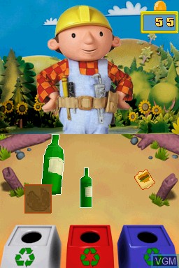 In-game screen of the game Bob the Builder - Festival of Fun on Nintendo DS