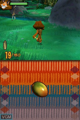 In-game screen of the game Madagascar - Escape 2 Africa on Nintendo DS