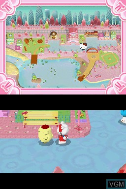 In-game screen of the game Hello Kitty - Big City Dreams on Nintendo DS