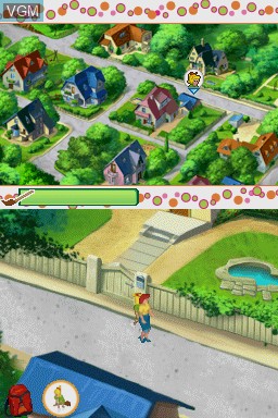 In-game screen of the game Bibi Blocksberg - Neustadt im Hex-Chaos on Nintendo DS