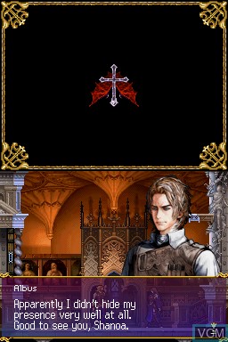 In-game screen of the game Castlevania - Order of Ecclesia on Nintendo DS