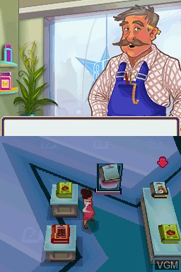 In-game screen of the game Imagine Boutique Owner on Nintendo DS