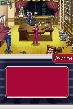 In-game screen of the game Ace Attorney Investigations - Miles Edgeworth on Nintendo DS