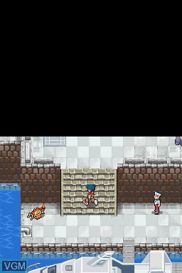 In-game screen of the game Pokemon Ranger on Nintendo DS