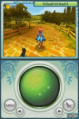 In-game screen of the game Wizard of Oz, The - Beyond the Yellow Brick Road on Nintendo DS