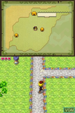 In-game screen of the game Legend of Zelda, The - Spirit Tracks on Nintendo DS
