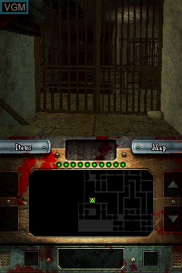 In-game screen of the game Dementium II on Nintendo DS