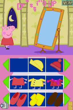 In-game screen of the game Peppa Pig - Fun and Games on Nintendo DS
