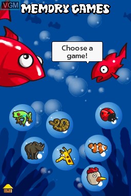 In-game screen of the game Junior Classic Games on Nintendo DS