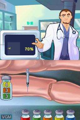 In-game screen of the game My Hero - Doctor on Nintendo DS