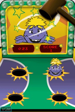 In-game screen of the game Chuck E. Cheese's Party Games on Nintendo DS