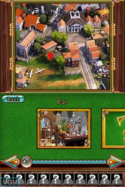 In-game screen of the game Jewel Quest - Mysteries - 2 Tolle Wimmelbild-Abenteuer on Nintendo DS