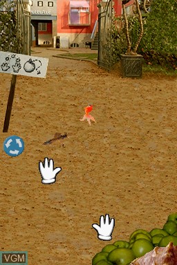 In-game screen of the game Annie M.G. Schmidt's Pluk van de Petteflet on Nintendo DS