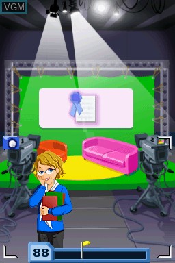 In-game screen of the game Imagine - Reporter on Nintendo DS