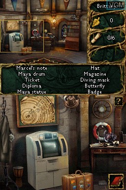 In-game screen of the game Chronicles of Mystery - The Secret Tree of Life on Nintendo DS