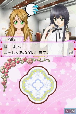 In-game screen of the game Cosmetic Paradise - Princess Life on Nintendo DS