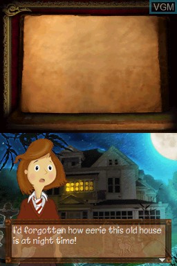 In-game screen of the game Junior Mystery Stories on Nintendo DS
